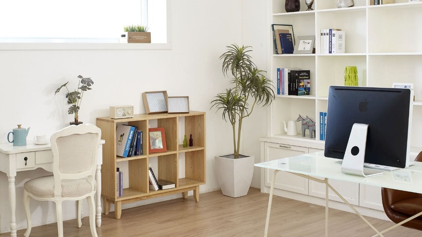 Imagem de um escritório estilo home office