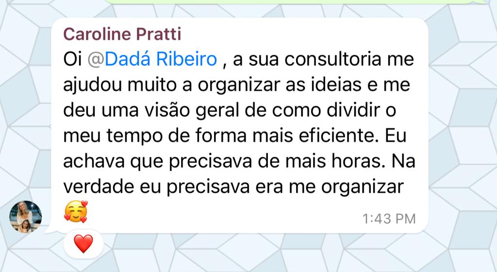 Depoimentos Workshop saia do caos